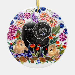 ビンディガーデンパーティーチョウオーナメント セラミックオーナメント