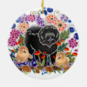 ビンディガーデンパーティーチョウオーナメント セラミックオーナメント (裏面)