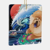 ビンディチョワブンガチョウオーナメント セラミックオーナメント (右)