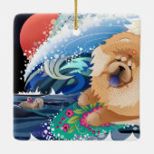 ビンディチョワブンガチョウオーナメント セラミックオーナメント (裏面)