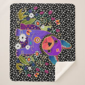 ビンディフランスのブルドッグSHERPAブランケット3サイズ シェルパブランケット (正面)