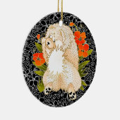 ビンディミージークリームチャウオーナメント セラミックオーナメント (右)