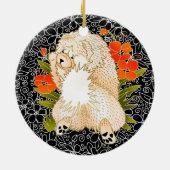 ビンディミージークリームチャウオーナメント セラミックオーナメント (裏面)