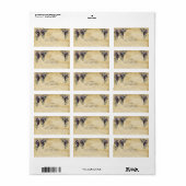 ビンヤード、ワイナリー水彩 ラベル (フルシート)