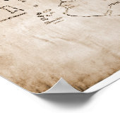 ビンランドの地図 ポスター (角)