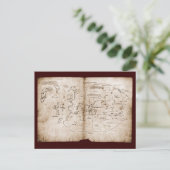 ビンランドの地図 ポストカード (スタンド正面)