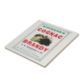 ビンンガーのコニャック・ブランデーのヴィンテージ広告。 タイル (側面)