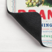 ビンンガーのコニャック・ブランデーのヴィンテージ広告。 マウスパッド (コーナー)