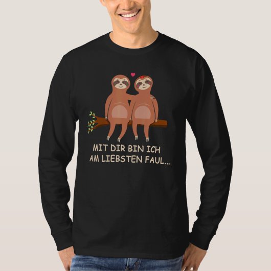 ビン・イッチと共にLiebsten Sloth Love Partner Tシャツ (正面)