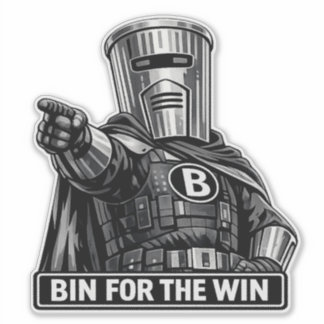 ビン・センチネル: ビン・フォー・ザ・ウィン 防水ステッカー シール