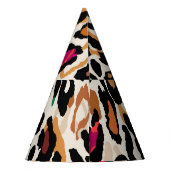 ビヴィッドヒョウアニマルプリント パーティーハット (裏面)