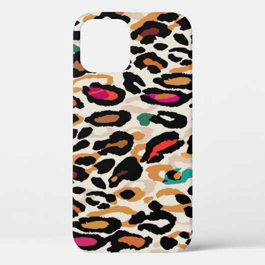 ビヴィッドヒョウアニマルプリント Case-Mate iPhoneケース (裏面)