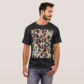 ビヴィッドヒョウアニマルプリント Tシャツ (正面フル)