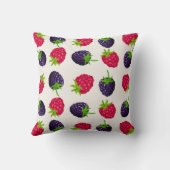 ビヴィッドラズベリー&ブラックベリー装飾用クッション クッション (裏面)