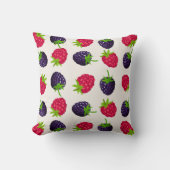 ビヴィッドラズベリー&ブラックベリー装飾用クッション クッション (正面)