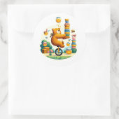 ビーおもしろいを持つ ラウンドシール (バッグ)