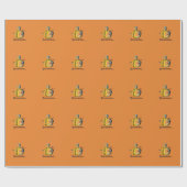 ビーおもしろいチの包装紙 ラッピングペーパー (フラット)