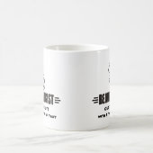 ビーおもしろいバー コーヒーマグカップ (中央)
