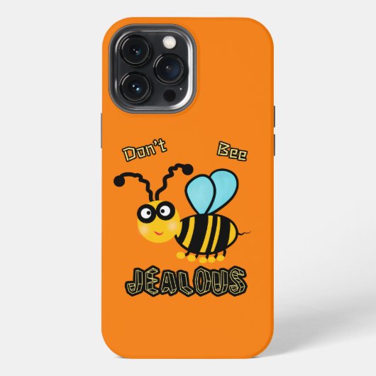 ビーおもしろいビー iPhoneケース (裏面)