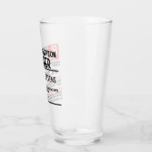 ビーおもしろいル処方パーソナライズされた名 タンブラーグラス (左)