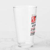 ビーおもしろいル処方パーソナライズされた名 タンブラーグラス (右)