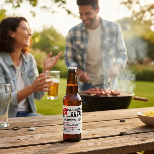 ビーおもしろいル処方パーソナライズされた名 ビールラベル