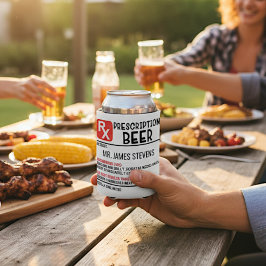 ビーおもしろいル処方パーソナライズされた名 缶クーラー