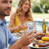 ビーおもしろいル処方パーソナライズされた名 缶クーラー