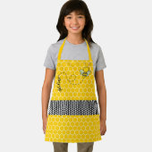 ビーお洒落とハニカムパーソナライズされた エプロン (インサイチュ)