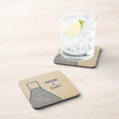 ビーお洒落カーコースターセット（青） コースター (右側)