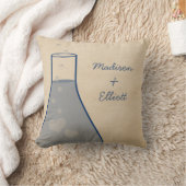 ビーお洒落カーピロー青 クッション (ブランケット)