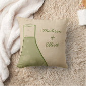 ビーお洒落カーピロー、緑 クッション (ブランケット)