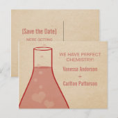 ビーお洒落カー日付はがき、赤を保存 案内ポストカード (正面/裏面)