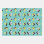 ビーお洒落ツ柄トリオIII ラッピングペーパーシート (正面3)