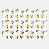 ビーお洒落ツ柄トリオIII ラッピングペーパーシート (正面)