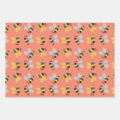 ビーお洒落ツ柄トリオIII ラッピングペーパーシート (正面3)