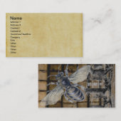 ビーお洒落ハイブヴィンテージハニービービーキーピングアート 名刺 (正面/裏面)