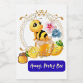 ビーかわいらしニー ワインラベル (シングルラベル)