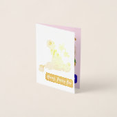 ビーかわいらしニー 箔カード (正面)