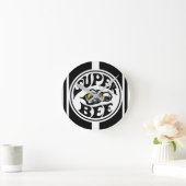 ビーすごい時計 ラウンド壁時計 (ホーム)