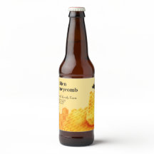 ビーとゴールデンスカットのハニーボックスラベル