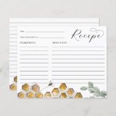 ビーとユーカリレシピカード (正面/裏面)