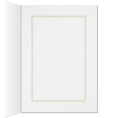 ビーとラベンダーの花、誕生日カード (内側 (右))