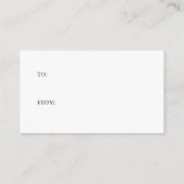 ビーと黄色の野花表示シャワーエンクロージャ エンクロージャーカード (裏面)