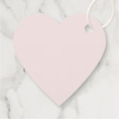 ビーのハート型のピンク結婚色 フェイバータグ (裏面)