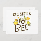 ビーの姉が妊娠を宣言妊娠 ポストカード (正面/裏面)