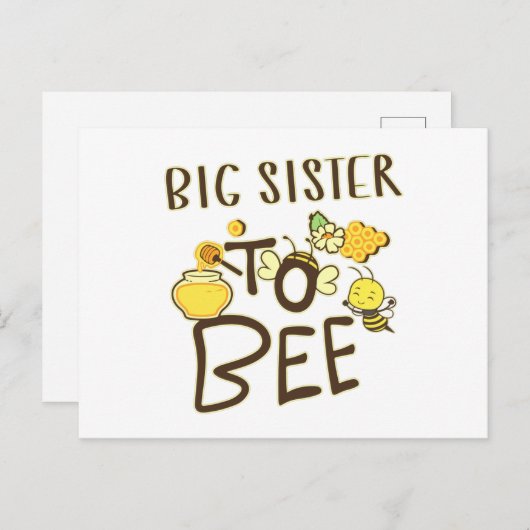 ビーの姉が妊娠を宣言妊娠 ポストカード (正面/裏面)