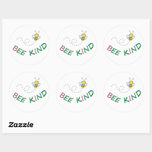 ビーの種類 – おもしろい引用文やる気を起こさせることわざとアート ラウンドシール (シート)