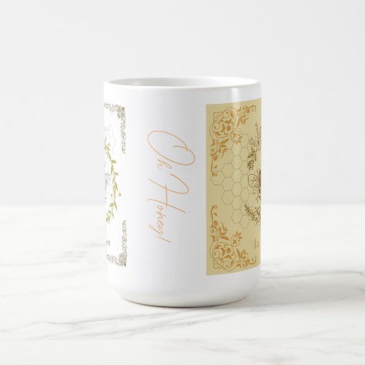 ビーの膝のマグ コーヒーマグカップ (中央)