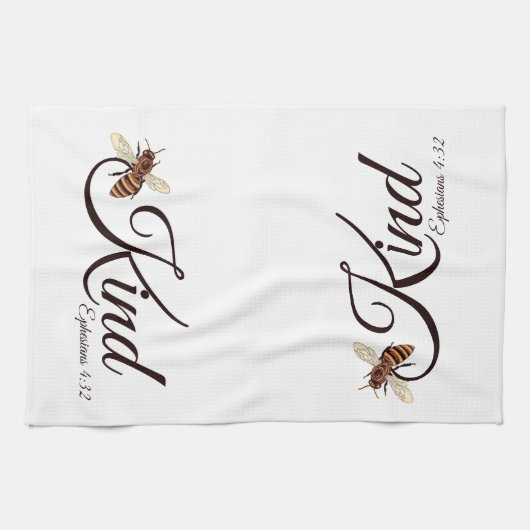 ビーの親切 キッチンタオル (横)